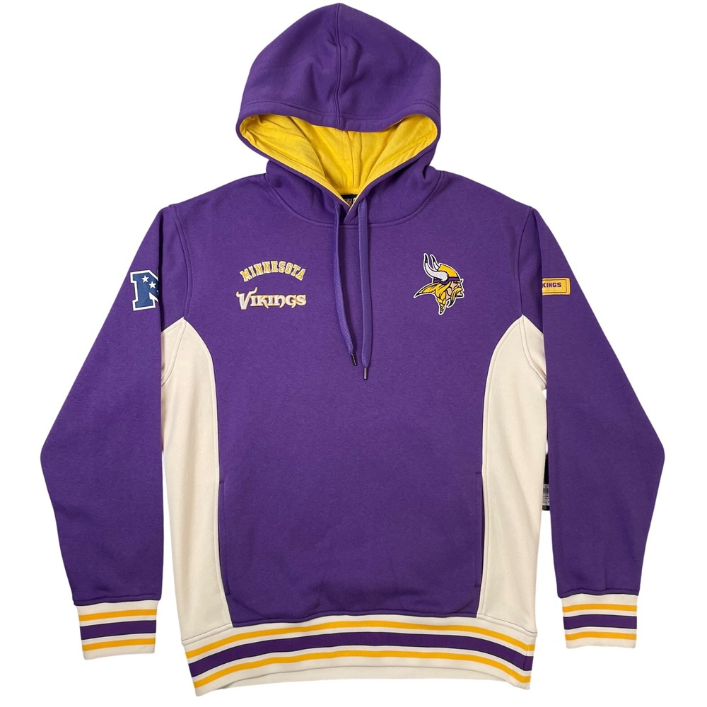 Ultra Game Minnesota Vikings NFL Mens Purple Hoodie Sweatshirt Medium NWT